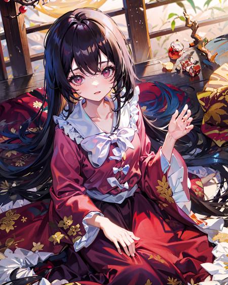 54724-3627324443-1girl,solo,houraisan kaguya, pink_shirt,red_dress,sitting,jeweled branch of hourai,.png